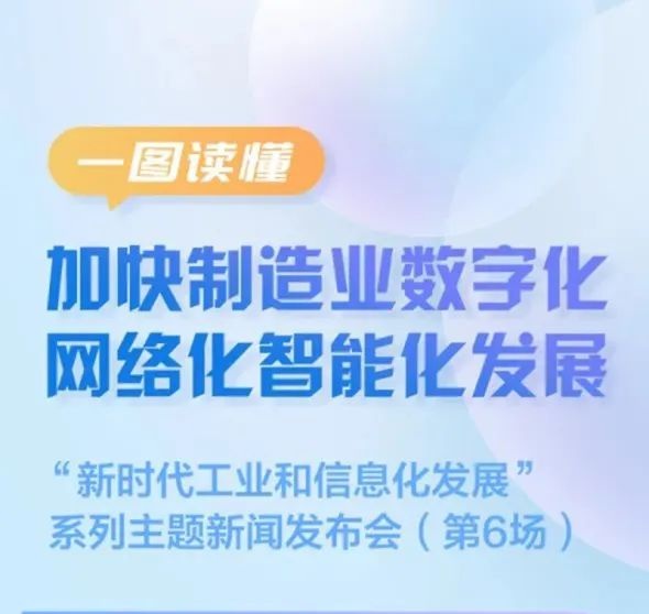 【行业资讯】一图读懂加快制造业数字化网络化智能化发展